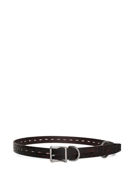 Cintura bondage in marrone martine rose - donna MARTINE ROSE | 1138LE01710BRW